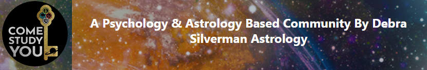 Come Study You Logo A psychology and astrology based community by Debra Silverman Astrology paid link