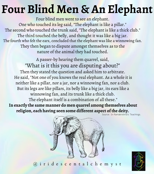 Four Blind Men and An Elephant