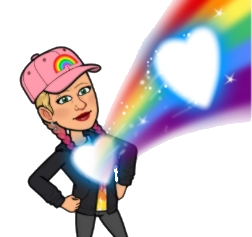 Ashley Marie's bitmoji- rainbow-heart