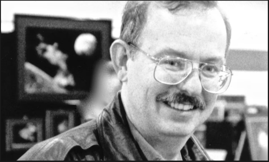 Greg Bear at ConFrancisco, the World Science Fiction convention, in 1993. Photograph: Andrew Porter Photo credit The Guardian
